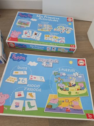 Lote de 6 juegos educativos d 3 a 6 años