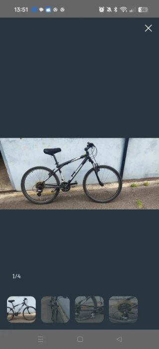 Bicicleta de Montaña Negra