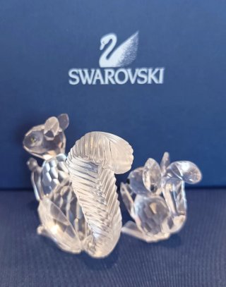 Figura Swarovski Ardillas Cristal