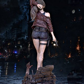 Figura Resina 16K ► Claire Resident Evil