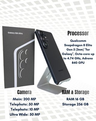 Samsung S26 Ultra 256GB Negro