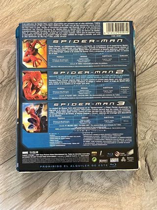 Spider-Man La Trilogía Blu-ray Español