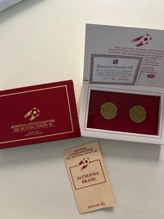 Monedas Mundial España 82 Estuche