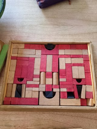 Juego de construcción antiguo