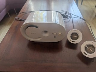 Altavoces Sony SRS D25 Blancos
