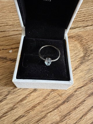Anillo Oro 18k Diamante Natural