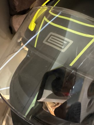 Casco Moto Origine Talla XS 53-54 Negro/Amarillo