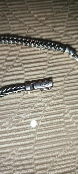Pulsera plata de ley