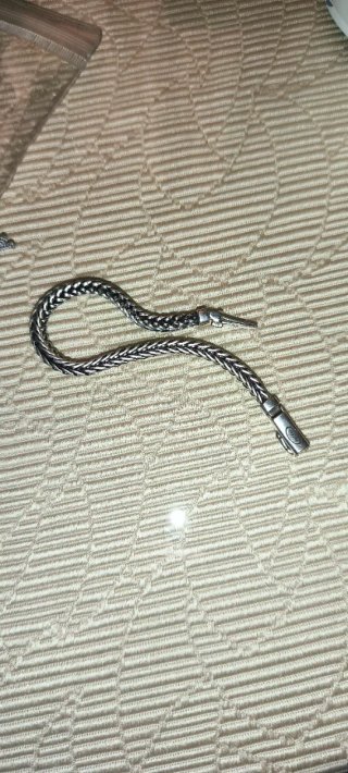 Pulsera plata de ley