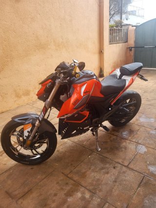 Zontes U125 2022 Naranja/Negra