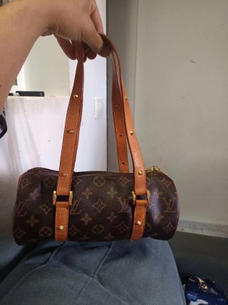Bolso Marrón y Dorado