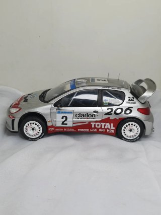 Maqueta Peugeot 206 WRC maqueta 1:18 Altaya Rally