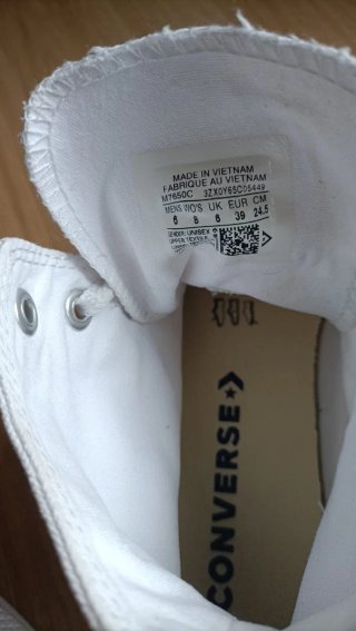 Converse All Star Blancas Talla 39
