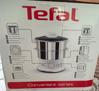 Vaporiera Tefal Acciaio 2 Cestelli