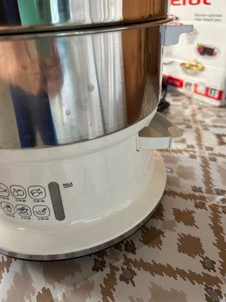 Vaporiera Tefal Acciaio 2 Cestelli