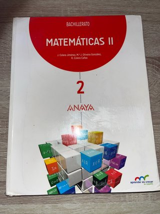 Matemáticas II 2 Bachillerato