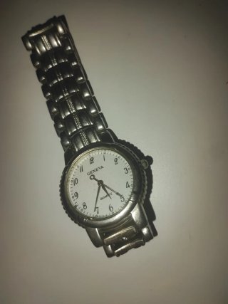 Reloj Geneva Mujer Plata y Blanco