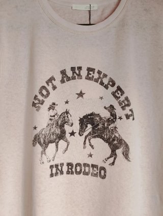 Camiseta rosa nueva Zara
