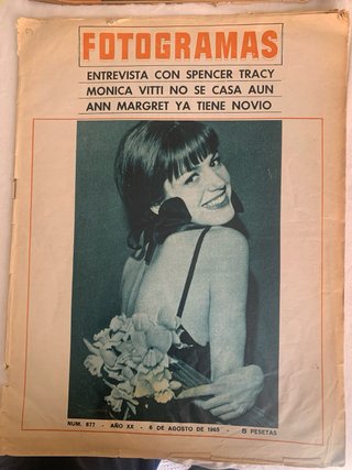 4 Revistas de “Fotogramas de 1965”