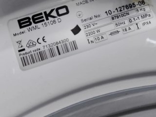 Lavatrice Beko 5kg A-10% 1000 rpm