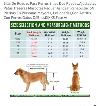Silla de ruedas para perro/gato aluminio t XXXS.