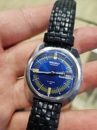 Reloj Seiko Automático Esfera Azul ESFERA ÚNICA