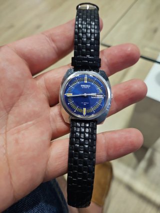 Reloj Seiko Automático Esfera Azul ESFERA ÚNICA