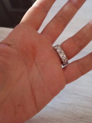 Anillo de rodio nuevo