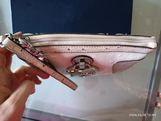 Pochette Guess Beige e Argento con Cuore