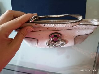 Pochette Guess Beige e Argento con Cuore