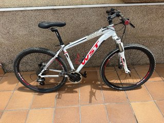Bicicleta de Montaña WST S24 Blanca