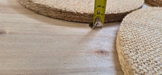 Salvamanteles Paellero Beige 28 cm.  X Unidades