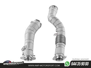 DOWNPIPE ALPHA COMPETITION PARA BMW M2 G87 / M3 G80 / M4 G82 2021- ANTITÉRMICO