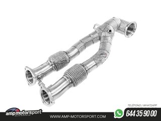 DOWNPIPE ALPHA COMPETITION PARA AUDI RS3 8V.5 SEDAN / TTRS 8S 2.5 TFSI - ANTITÉRMICO
