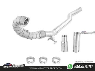 DOWNPIPE ALPHA COMPETITION PARA GOLF 7 R / S3 8V / LEON 3 CUPRA 4DRIVE - ANTITÉRMICO