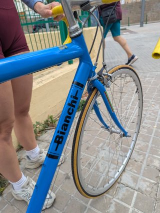 Bicicleta Carretera Bianchi Aluminio