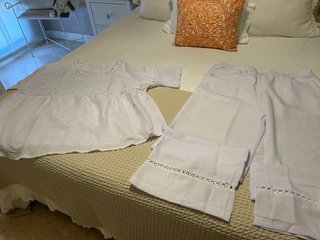 Conjunto blanco calado