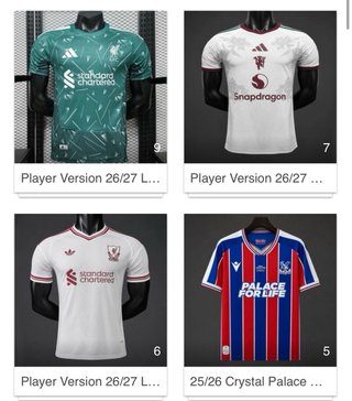 Equipaciones de fútbol