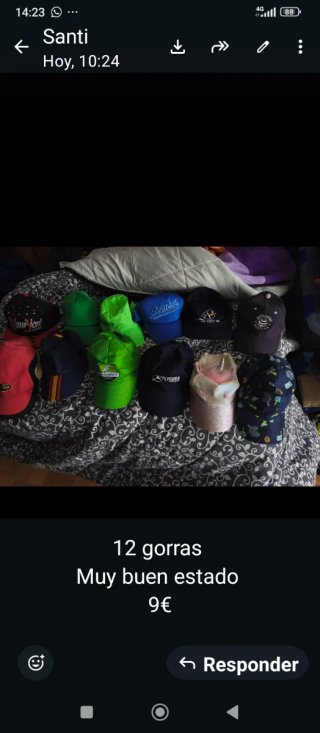 Lote 12 Gorras Variadas
