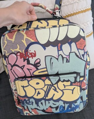 Mochila Parfois Graffiti Multicolor