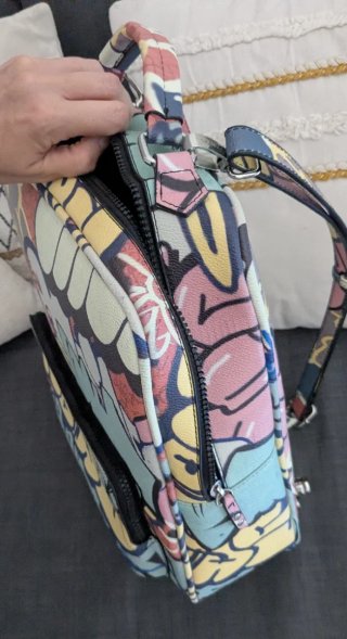 Mochila Parfois Graffiti Multicolor