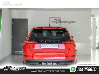 DIFUSOR TRASERO SKODA SCALA 2019-- LOOK CARBONO