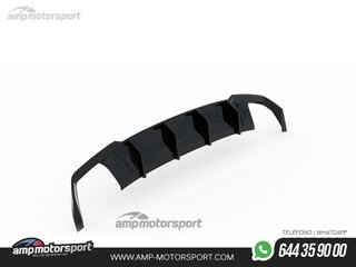 DIFUSOR TRASERO SEAT LEON 5F 2017-2020 NEGRO MATE