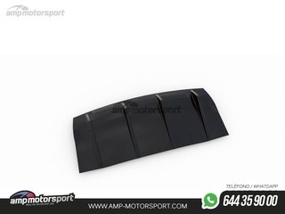 DIFUSOR TRASERO PORSCHE PANAMERA 2019-- NEGRO BRILLO
