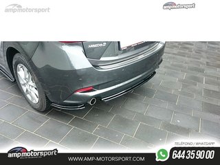 AÑADIDO DE DIFUSOR MAZDA 3 2017-- NEGRO BRILLO