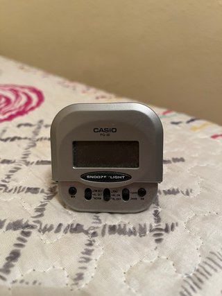 Reloj Despertador Casio PQ-30 Gris