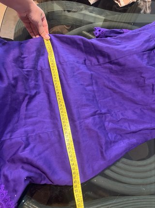 Traje Flamenca Morado Oscuro
