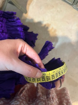 Traje Flamenca Morado Oscuro