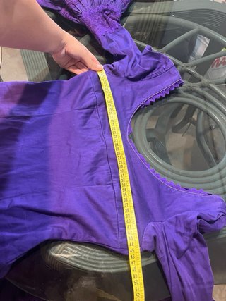 Traje Flamenca Morado Oscuro