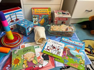Lote Juguetes Educativos y Libros Infantiles